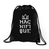 Magnifique With Crown Drawstring Bags