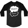 okay okay 3/4 Sleeve Shirt