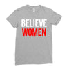 believe women Ladies Fitted T-Shirt
