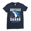 brother shark doo doo doo family matching Ladies Fitted T-Shirt