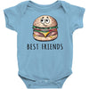 Burger and Fries Best Friends Baby Bodysuit