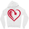 love back Zipper Hoodie