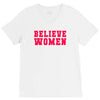 believe women V-Neck Tee