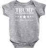 trump for president 2016 Baby Onesie