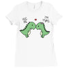t rex problems Ladies Fitted T-Shirt
