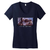 I'll Be Right Here E.t. Women's V-Neck T-Shirt