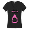 Feed Me and Tell Me I'm Pretty Baby Girl Women's V-Neck T-Shirt