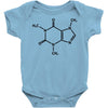 Caffeine Molecule Baby Bodysuit