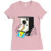 bird booth Ladies Fitted T-Shirt
