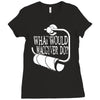 what would macgyver do humor Ladies Fitted T-Shirt