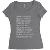 Dream Like Martin Women's Triblend Scoop T-shirt