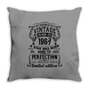 Vintage 1967 Throw Pillow