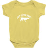 get to the point Baby Bodysuit