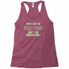 what part of binary code don't you understand Racerback Tank