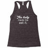 the baby made me Racerback Tank