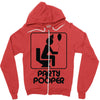 party pooper Zipper Hoodie