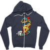 pizza and ranch Zipper Hoodie