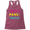pansexual pride Racerback Tank
