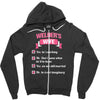 welder's wife Zipper Hoodie