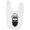 skate skull Baby Bibs