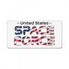 United States Space Force American Flag License Plate