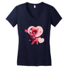 KISS ME PLEASE Women's V-Neck T-Shirt