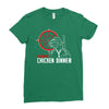 battle ground winner winner chicken dinner Ladies Fitted T-Shirt