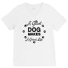 a good dog makes a great life V-Neck Tee