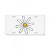 flower License Plate