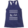 ugly santa claus Racerback Tank