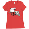 walking undodead Ladies Fitted T-Shirt