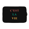 Cest La Vie Laptop sleeve