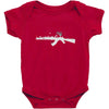 banksy style ak47 art   funny Baby Bodysuit
