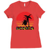 summer time Ladies Fitted T-Shirt