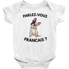 high end french bulldog Baby Bodysuit