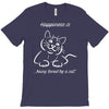 happiness is being loved by a cat T-Shirt