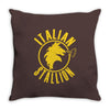 italian stallion Throw Pillow