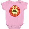 red horse extra strong beer Baby Onesie