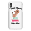 i speak fluent sarcazm iPhoneX Case