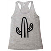 minimalistic cactus Racerback Tank