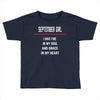 September Girl Toddler T-shirt