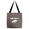 ugly moose funny animal present tee new Tote Bags