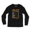 Libra Facts Zodiac Long Sleeve Shirts