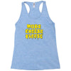 more cheese please Racerback Tank