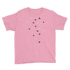 DOWN UP / scandi white / warm grey / flax / lavender Youth Tee