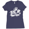 stop bullying Ladies Fitted T-Shirt