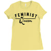 feminist queen Ladies Fitted T-Shirt