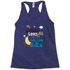 mom moon&amp;back Racerback Tank