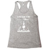 to fish or not to fish what a stupid question Racerback Tank