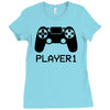 player stick Ladies Fitted T-Shirt